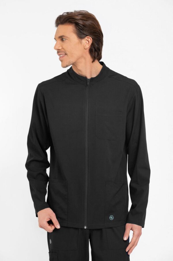 00038-BLAC-1 Completo in misto cotone manica lunga – Uomo