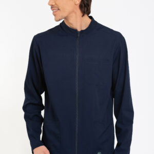 00038-BLUE-1 Completo in misto cotone manica lunga – Uomo