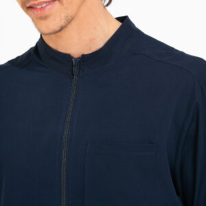 00038-BLUE-4 Completo in misto cotone manica lunga – Uomo