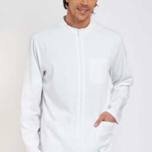 00038-WHIT-1 Completo in misto cotone manica lunga – Uomo
