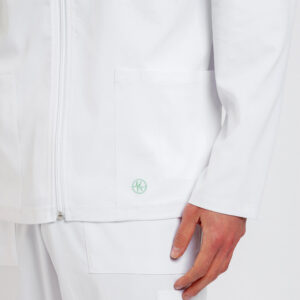 00038-WHIT-4 Completo in misto cotone manica lunga – Uomo