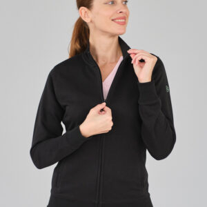 CAROL-BLACK-2-1 Felpa in cotone - Donna