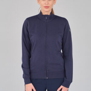 CAROL-BLUE-NAVY-1 Felpa in cotone - Donna