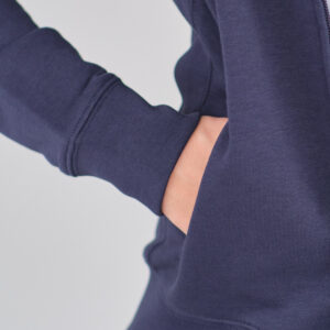 CAROL-BLUE-NAVY-3 Felpa in cotone - Donna