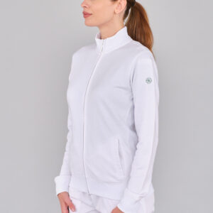 CAROL-WHITE-2 Felpa in cotone - Donna