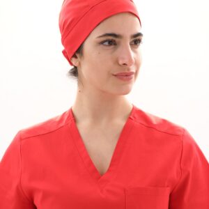 Cuffia-Kay_c-coral- Cuffietta in cotone - Donna