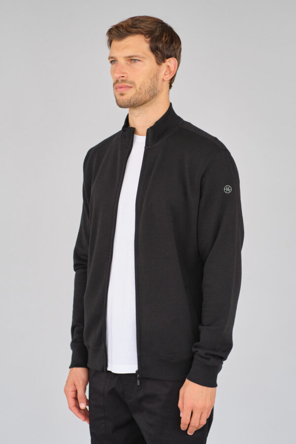 DANIEL-BLACK-3 Felpa in cotone - Uomo