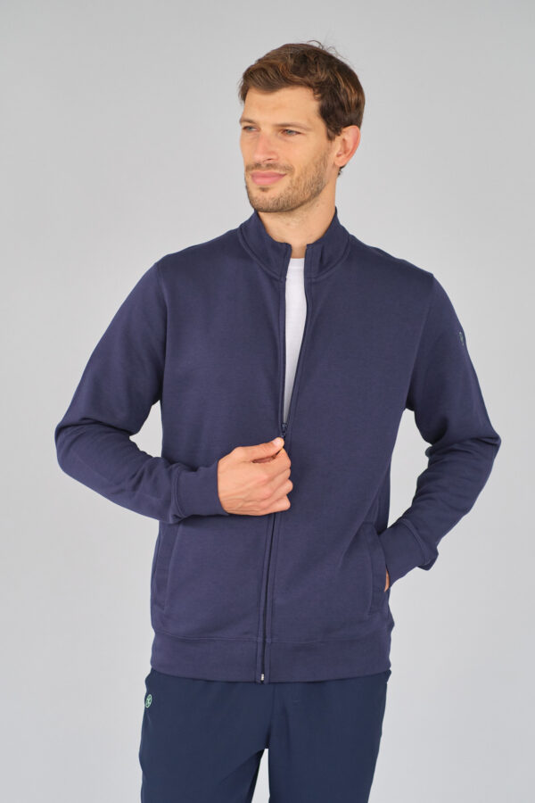 DANIEL-BLUE-NAVY-2 Felpa in cotone - Uomo