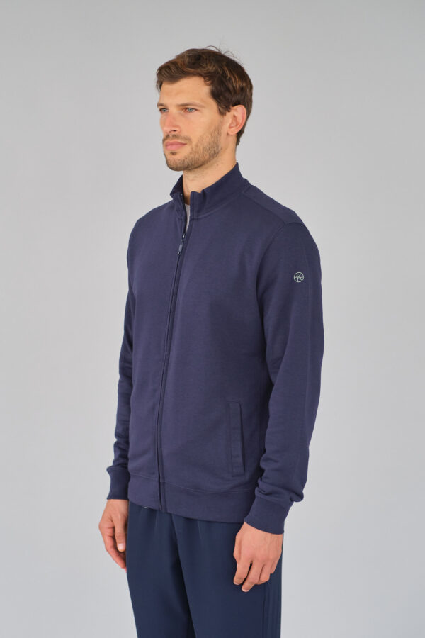 DANIEL-BLUE-NAVY-3 Felpa in cotone - Uomo