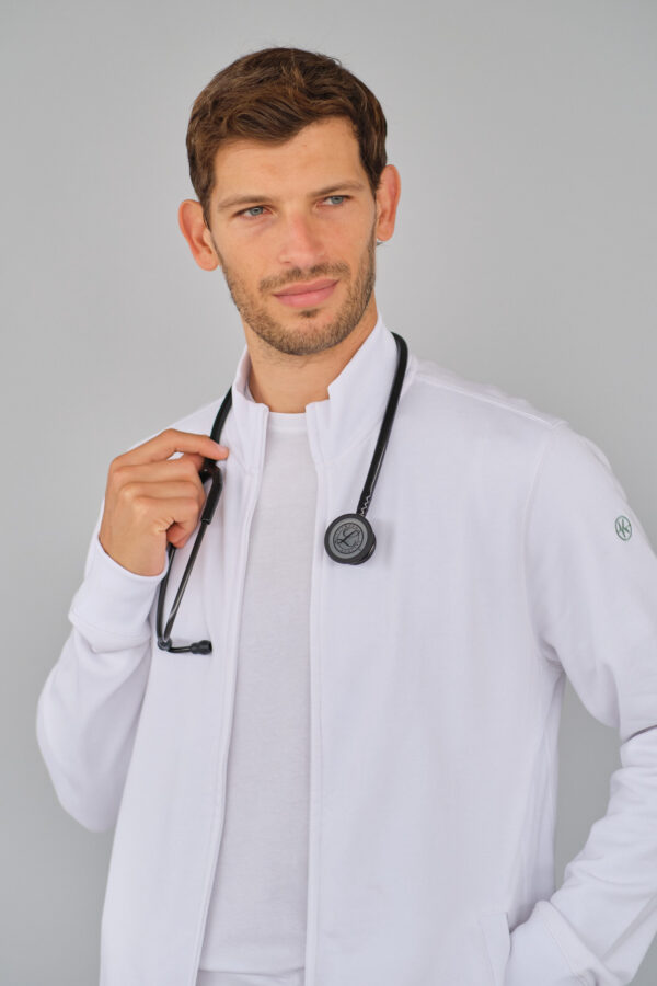 DANIEL-WHITE-4 Felpa in cotone - Uomo