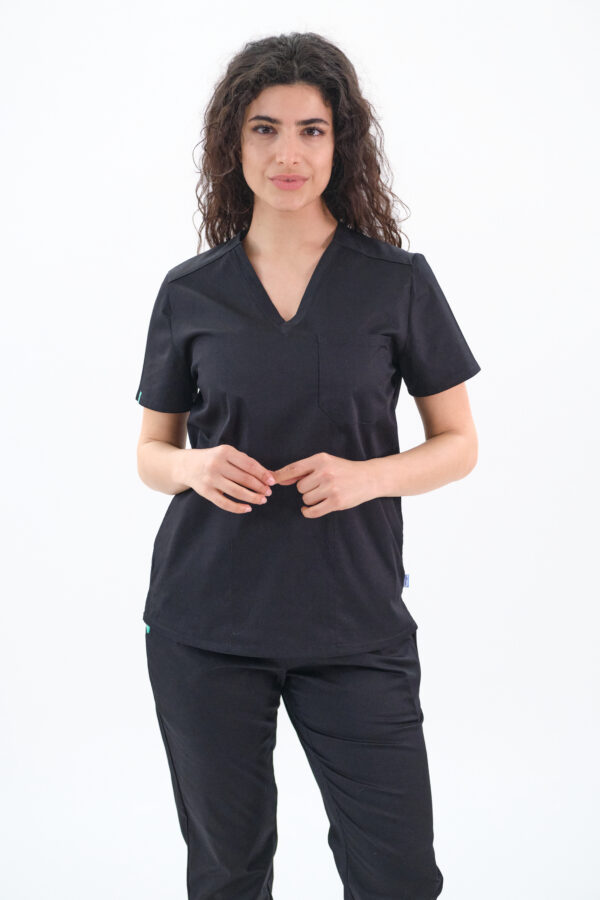 00111-BLAC-2 Completo in misto cotone - Donna